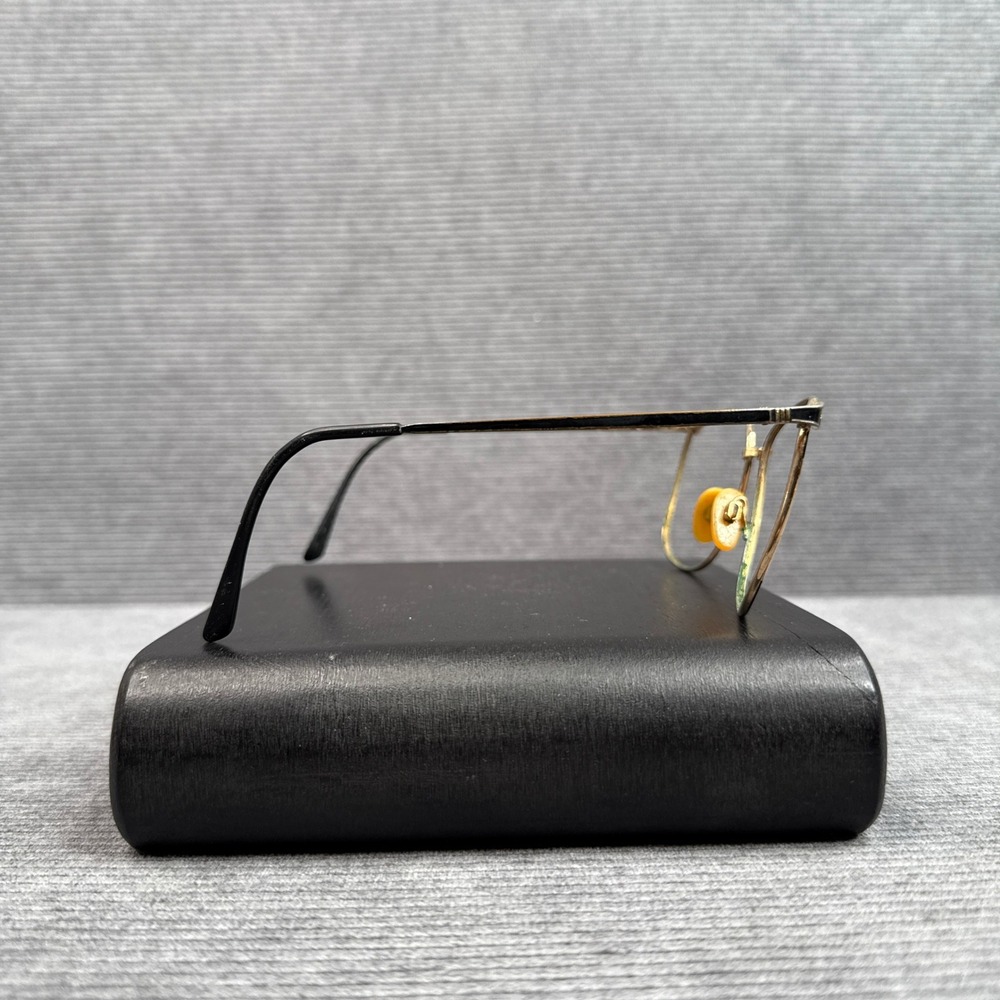 Vintage Safilo Gold‎ Metal Aviator Eyeglass Frames Mens Womens Italy